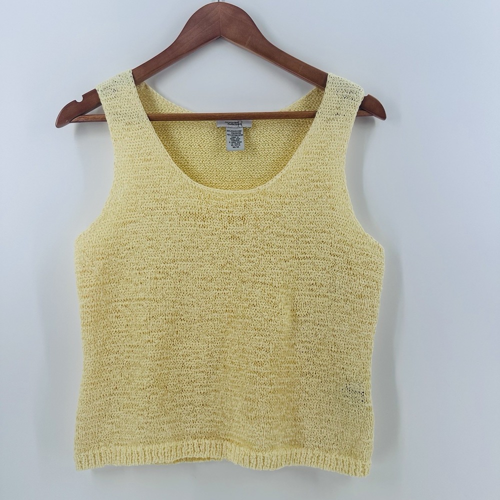 Northern‎ Reflections Textured Knit Womens Sz M Coastal Cottage Summer Q1007